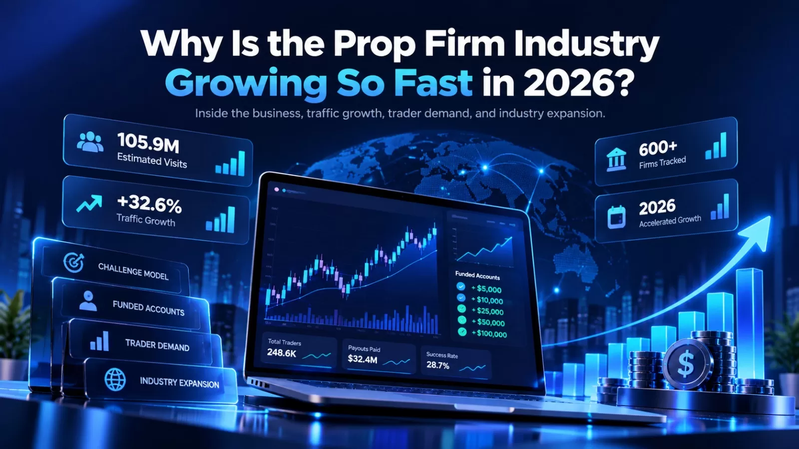 Why Is the Prop Firm Industry Growing So Fast in 2026?